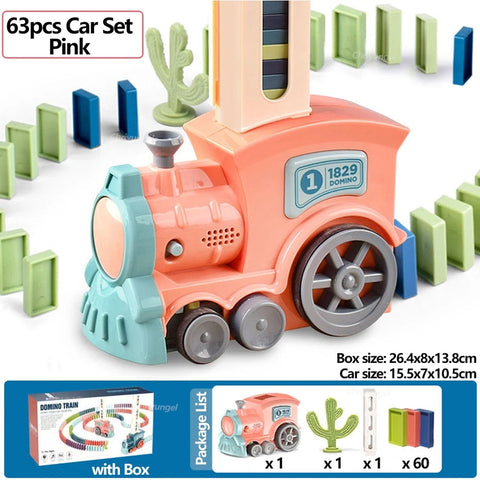 Automatic Domino Train Set – Endless Fun for Kids! Teeny Pandas