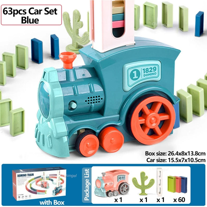 Automatic Domino Train Set – Endless Fun for Kids! Teeny Pandas