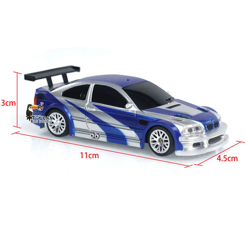High-Speed Mini RC Drift Car 1/43- Thrill and Exciting Racing! Teeny Pandas