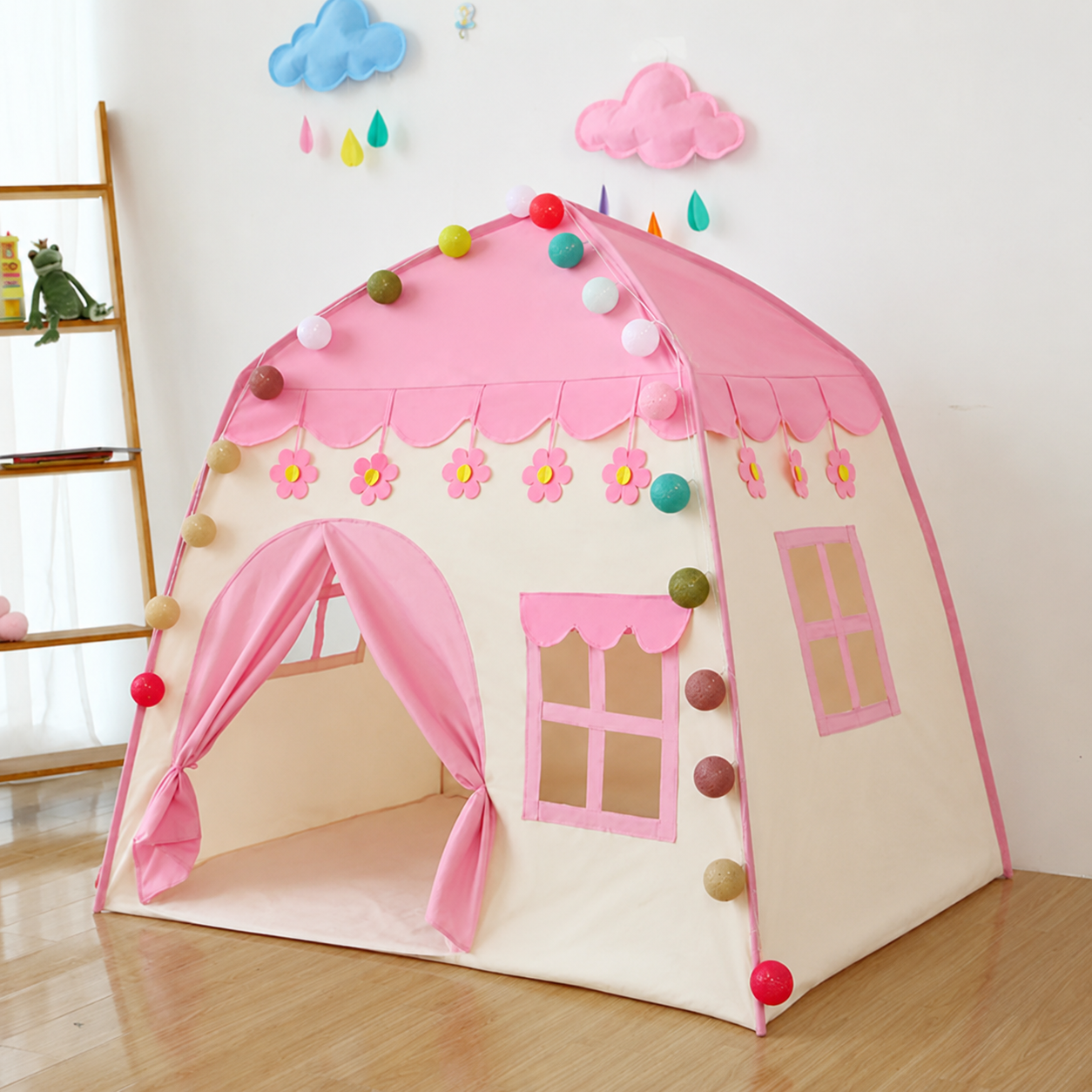Foldable Playhouse Tent for Kids - lifestyle playroom photo