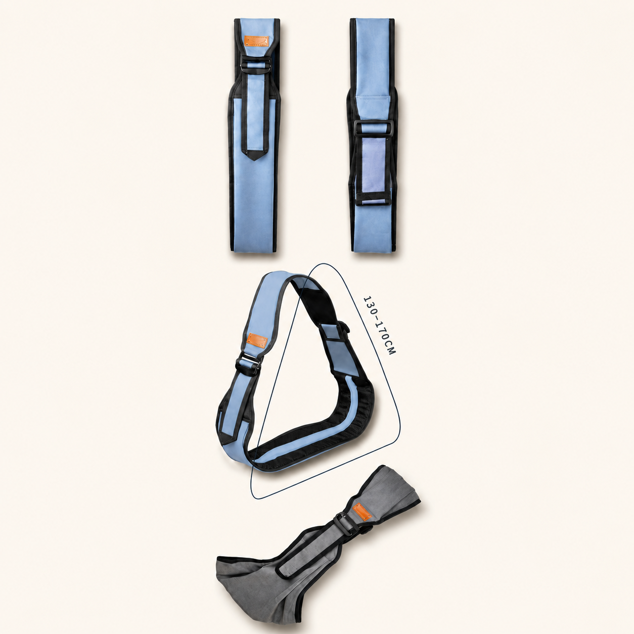 Hands-free toddler carrier colour options for parents