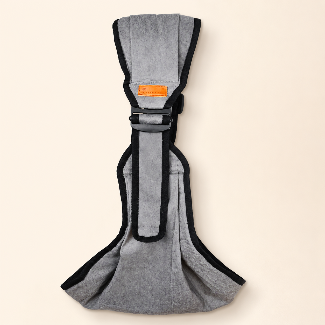 Hands-free toddler carrier side view showing ergonomic support