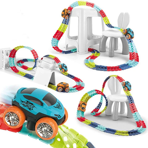 Gravity Defying Race Track for Kids – Exciting STEM Toy Teeny Pandas
