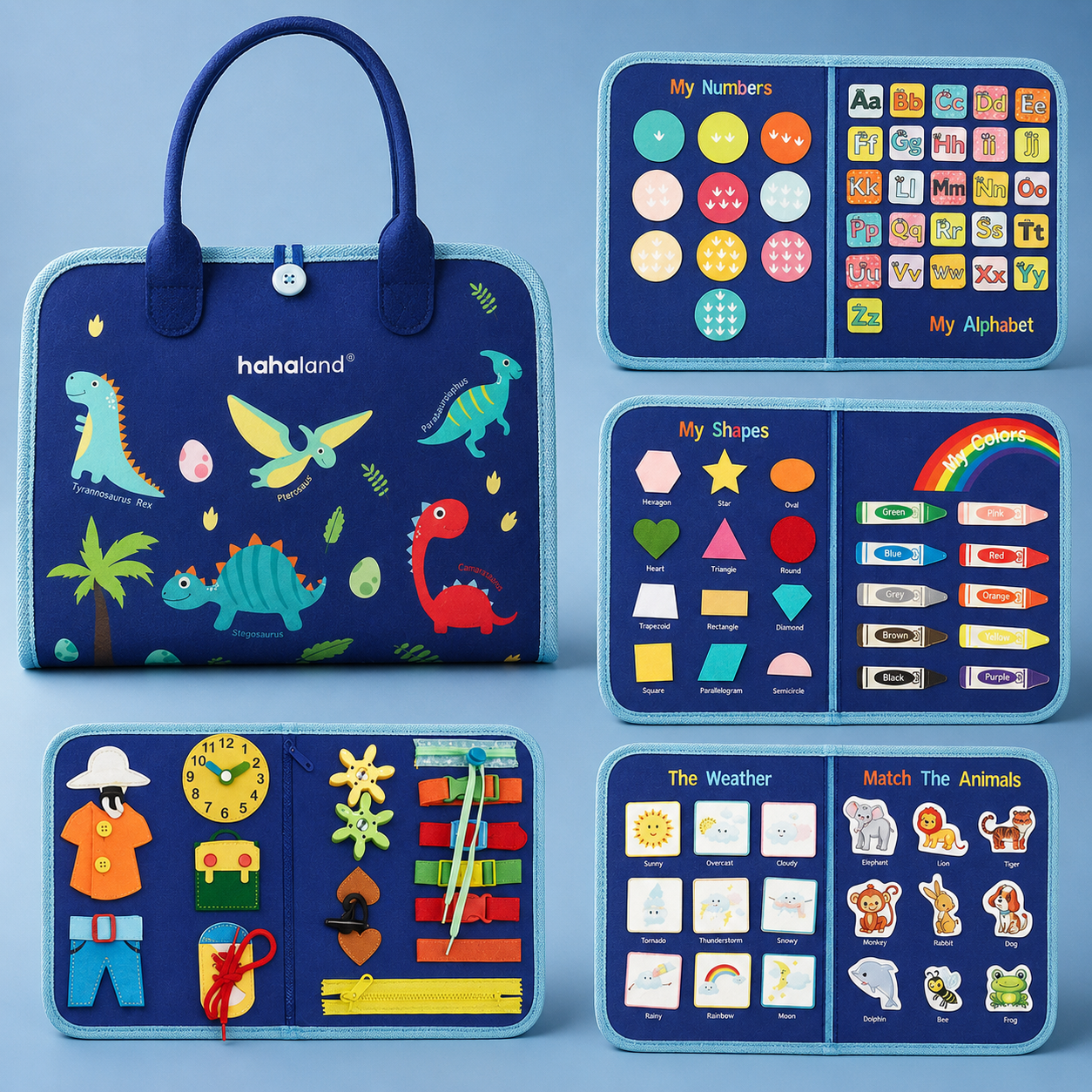 Montessori Busy Board for Toddlers - busy board activity book photo
