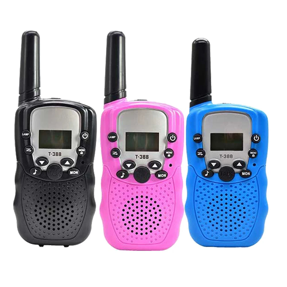 Ultimate Kids Walkie-Talkie Set - color option in black, blue, red