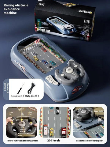 Children's Steering Simulator  – Realistic Racing Adventure with Rechargeable Battery & Sound Effects